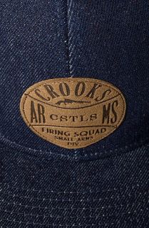 Crooks & Castles Hat Firing Squad Grizzly in Indigo
