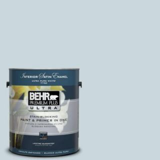 BEHR Premium Plus Ultra 1 Gal. #PPU13 16 Offshore Mist Satin Enamel Interior Paint 775001