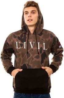 Civil Hoody Freedom Fighter Pullover in All Over Camo Brown