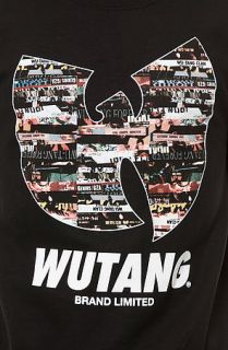 Wutang Brand Limited Sweatshirt Wu Covers Crewneck in Black