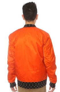 TRUKFIT The Satin Jacket in Tangerine Tango