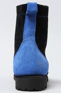 Sebago Shoes Boot Suede Rubber Soles Blue Black