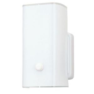 Westinghouse 1 Light White Base Interior Wall Fixture with White Ceramic Glass 6640100