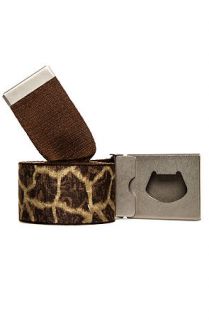 LRG Belt Savages Giraffe Camo Brown