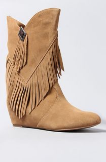 *Sole Boutique Boots Hopey Fringe Boot in Luggage