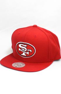 123SNAPBACKS San Francisco 49ers Logo Snapback HatRed