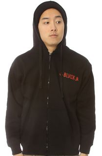 Black Scale The Moment of Silence Zip Up Hoody in Black and Red