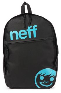 NEFF Backpack Daily Pack in Black and Cyan