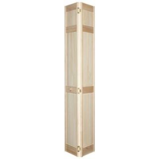 Home Fashion Technologies 6 Panel Stain Ready Solid Wood Interior Bifold Closet Door 1603080300