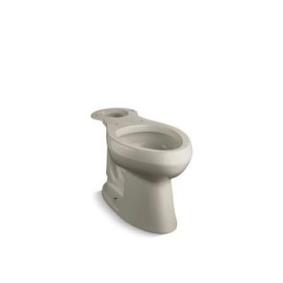 KOHLER Highline Comfort Height Elongated Toilet Bowl Only in Sandbar K 4199 G9