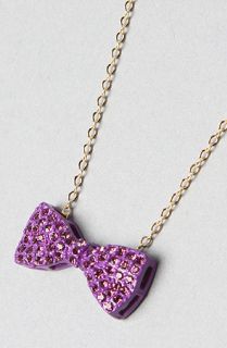 *MKL Accessories The Bowtie Necklace in Purple