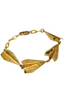 Monserat De Lucca Bracelet The Paper Airplanes in Brass