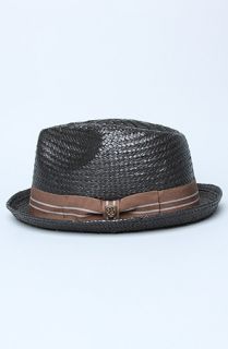 Brixton The Castor Hat in Black Brown