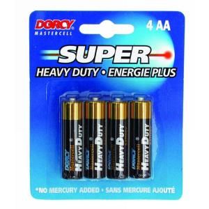 Dorcy 41 1515 Mastercell Heavy Duty Four AA Batteries DISCONTINUED 41 1515