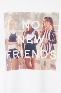 Untitled & Co Sweatshirt No New Friends in White