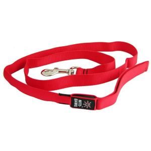 Nite Ize 5 ft. Nylon LED Dog Leash in Red NNL 03 10