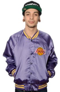 New Jack City Vintage LA Lakers Satin Jacket