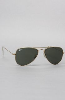 Ray Ban The Aviator Small Metal Sunglasses in Arista