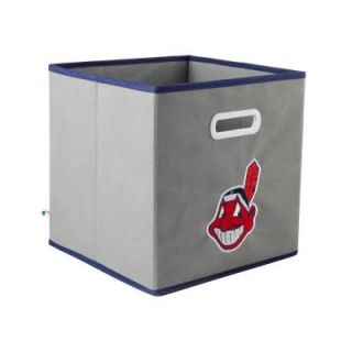MyOwnersBox MLB STOREITS Cleveland Indians 10 1/2 in. x 10 1/2 in. x 11 in. Grey Fabric Storage Drawer 11200CLE