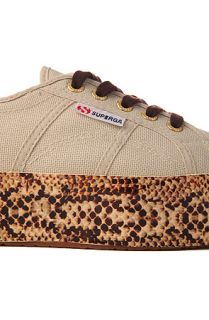 The Superga Sneaker 2790 Viper Platform in Tan