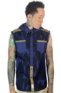 Entree LS CAMBY Button Down Vest Hoody