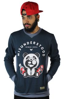 Entree LS MISUNDERSTOOD PANDA Navy Crewneck