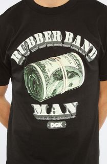 DGK The Rubber Band Man Tee in Black