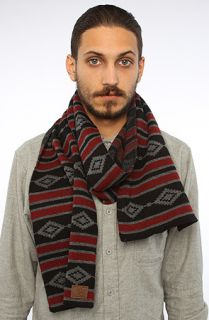 Obey The Aztec Scarf in Heather Charcoal