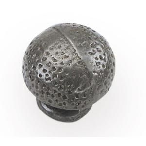 Laurey Classico 1 3/4 in. Hammered Pewter Cabinet Knob 58106