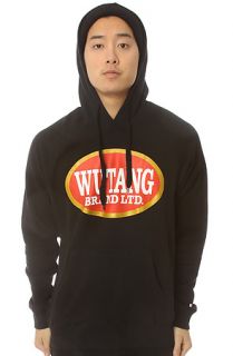 Wutang Brand Limited Sweatshirt Blunted Pullover Hoodie in Black