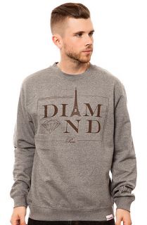 Diamond Supply Co. Sweatshirt Paris Crewneck in Grey