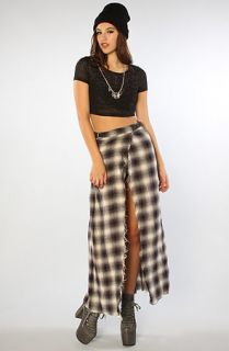 UNIF The Gwen Skirt in Blur Plaid