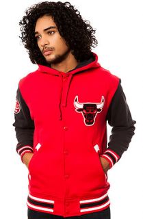 Mitchell & Ness Jacket 2Nd Quarter Fleece Red/Black