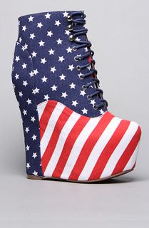 Jeffrey Campbell The Damsel Shoe in Stars and Stripes