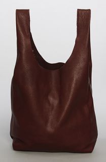 Baggu The Small Leather Bag in Fig