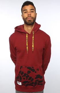 TRUKFIT The Kangaroon Pocket Hoody in Bordeaux