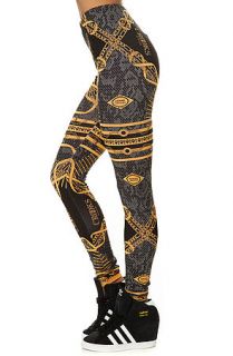 Crooks and Castles Leggings The Regalia Noir in Black