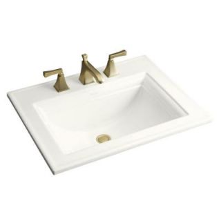 KOHLER Memoirs Self Rimming Bathroom Sink in White K 2337 8 0