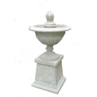 Coventry Pedestal Urn Resin 19.7 in. W x 38.2 in. H Fountain with Pump DISCONTINUED 7181310