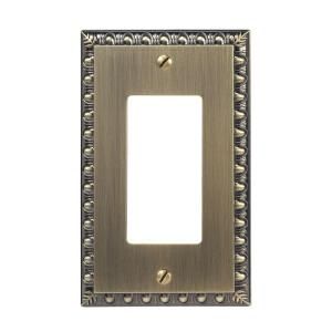 Amerelle Reaissance 1 Decorator Wall Plate   Brushed Brass 90RBB
