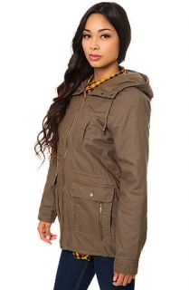 RVCA Coat Camp Out Jacket in Military Green