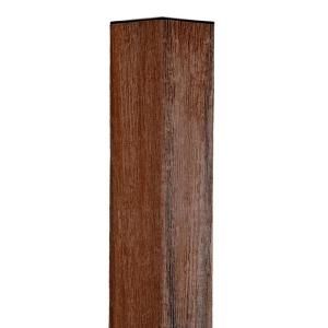 Veranda 3 1/2 in. x 3 1/2 in. x 64 in. Composite Fence Jatoba Blank Post Includes Wood Insert FNS POST B J 64