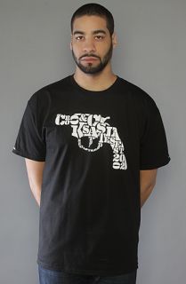 Crooks and Castles The Snub Text Tee in Black