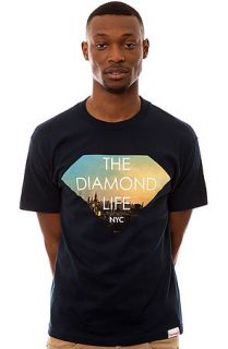 Diamond Supply Co. Diamond Life NYC Tee in Navy