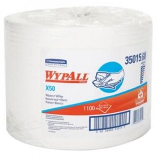 Kimberly Clark PROFESSIONAL WYPALL X50 Wipers, Jumbo Roll, Perforated (1100 Roll) KCC 35015