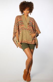 Obey Sweater Native Poncho Sweater Tribal