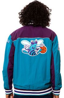 Mitchell & Ness Jacket Charlotte Hornets NBA Authentic Warm Up in Teal
