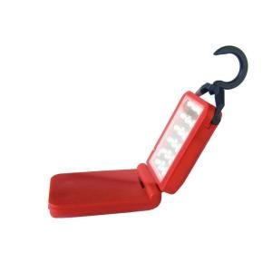 E Z Red 18 LED Rechargeable Folding Flip Light with Bonus 12 Volt Charger FL1701CR