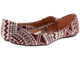 Charles Albert Cobra Tribal Womens Slip on Shoes (Red)