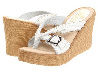 Sbicca Horizon Womens Wedge Shoes (White)